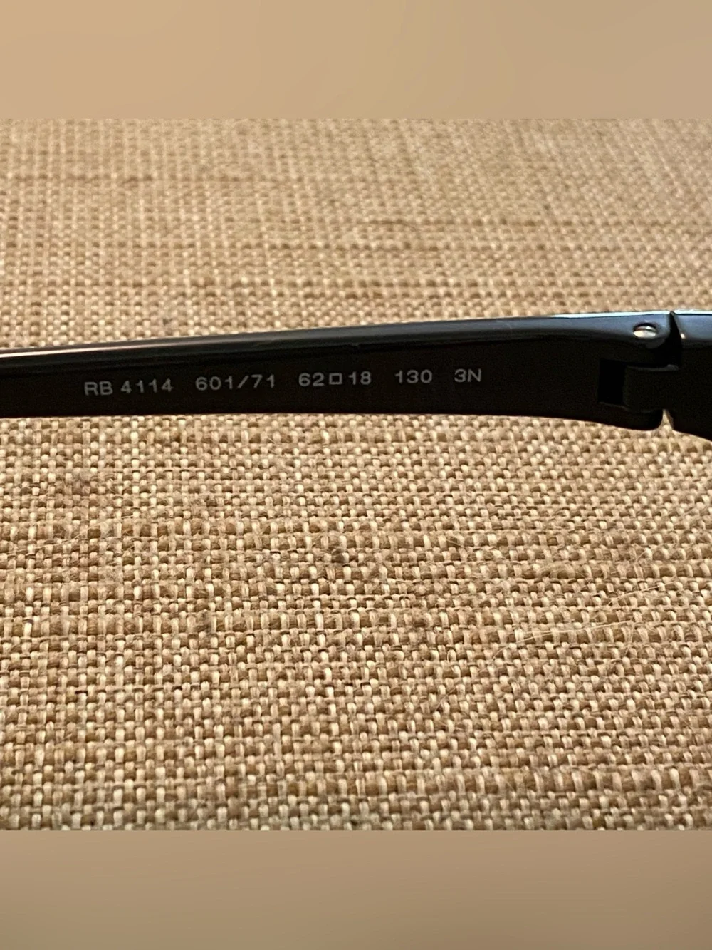 Sporty Sleek Ray-Ban RB4114 Predator Black Wrap Sunglasses Case And Cloth